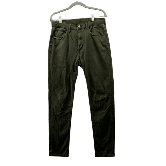 Uniqlo Other - Uniqlo Mens Ultra Stretch Skinny Fit Jeans Forest Green Size M 30-33